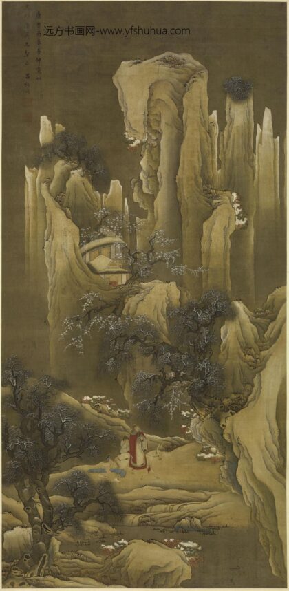 吕焕成 踏雪寻梅图轴.jpg