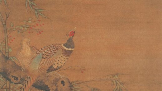 吕纪 双雉图轴.jpg