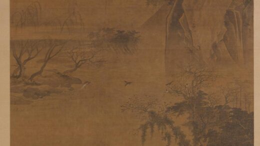 吕纪 山溪春禽图轴.jpg