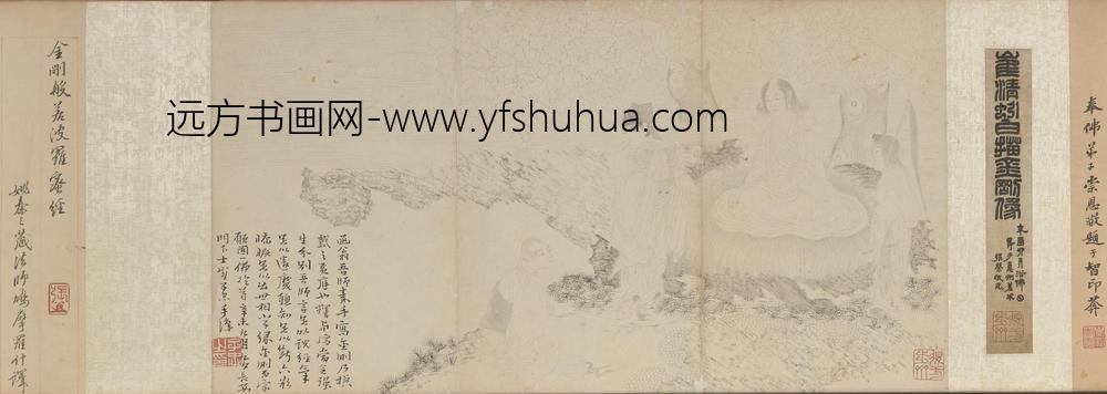 崔子忠_白描佛像图卷