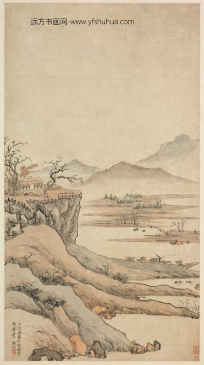 弘仁 山水轴.jpg