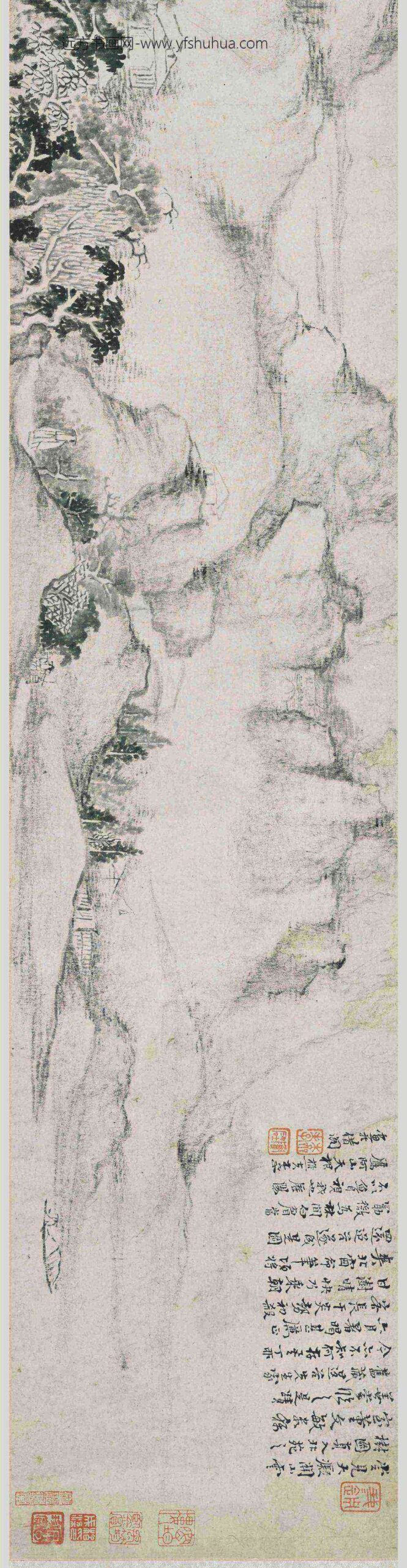 戴本孝_三绝图卷_