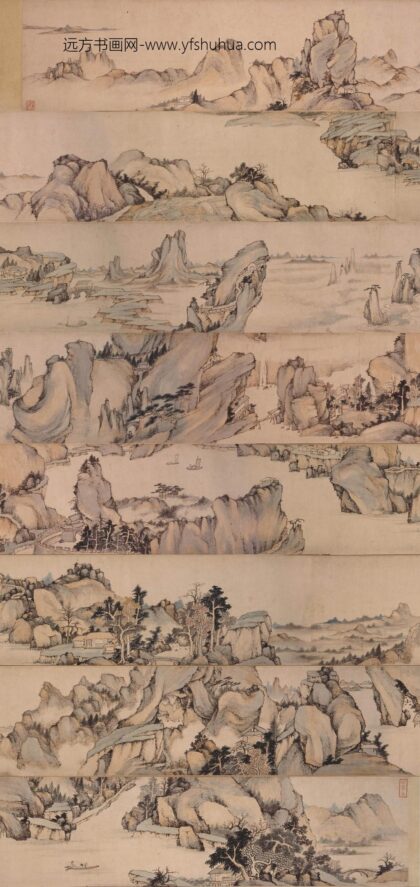 戴本孝 雨赏图卷.jpg