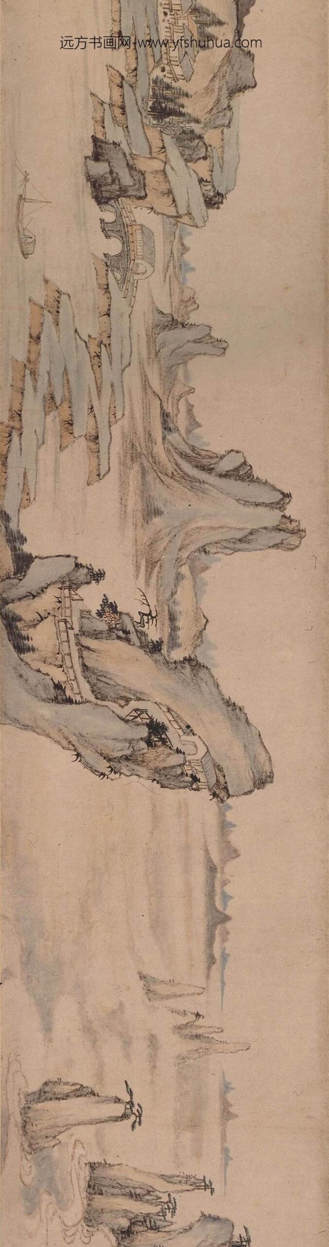 戴本孝_雨赏图卷_