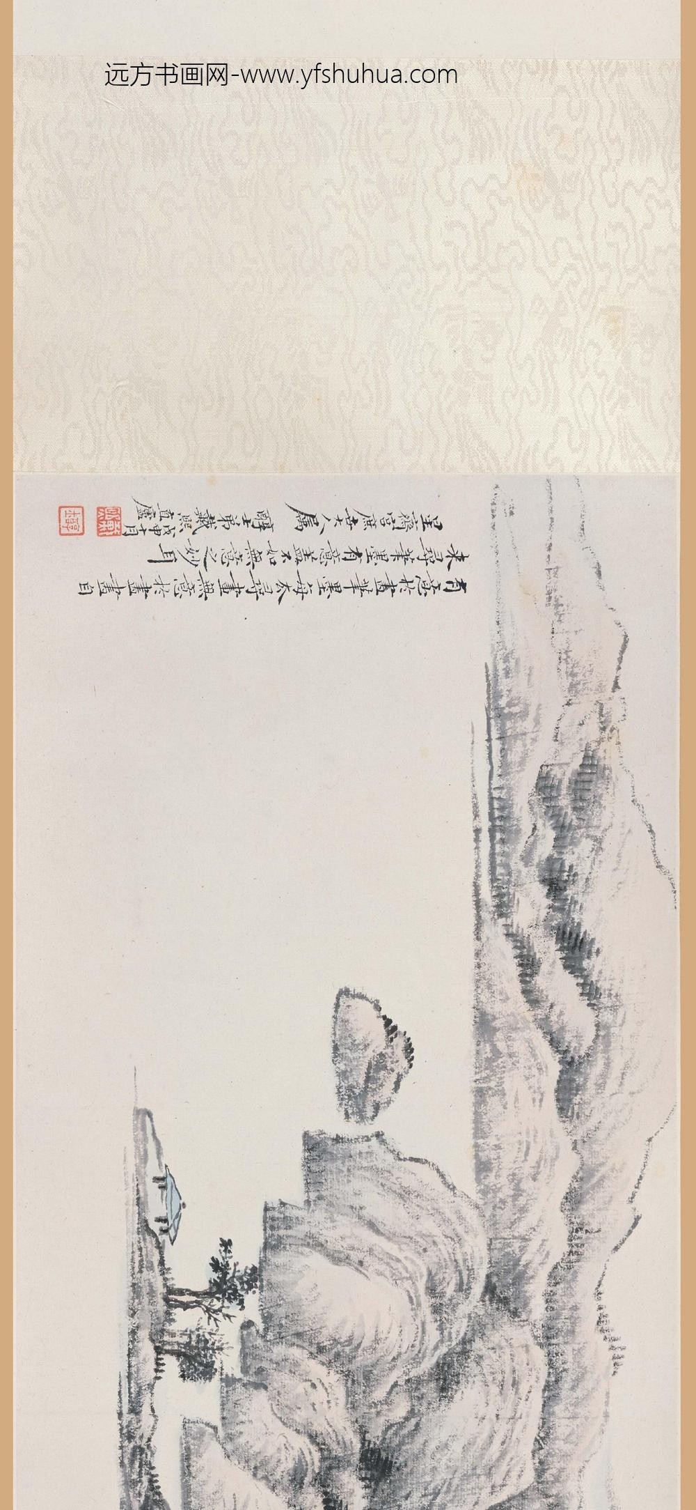 戴熙_水墨山水卷_