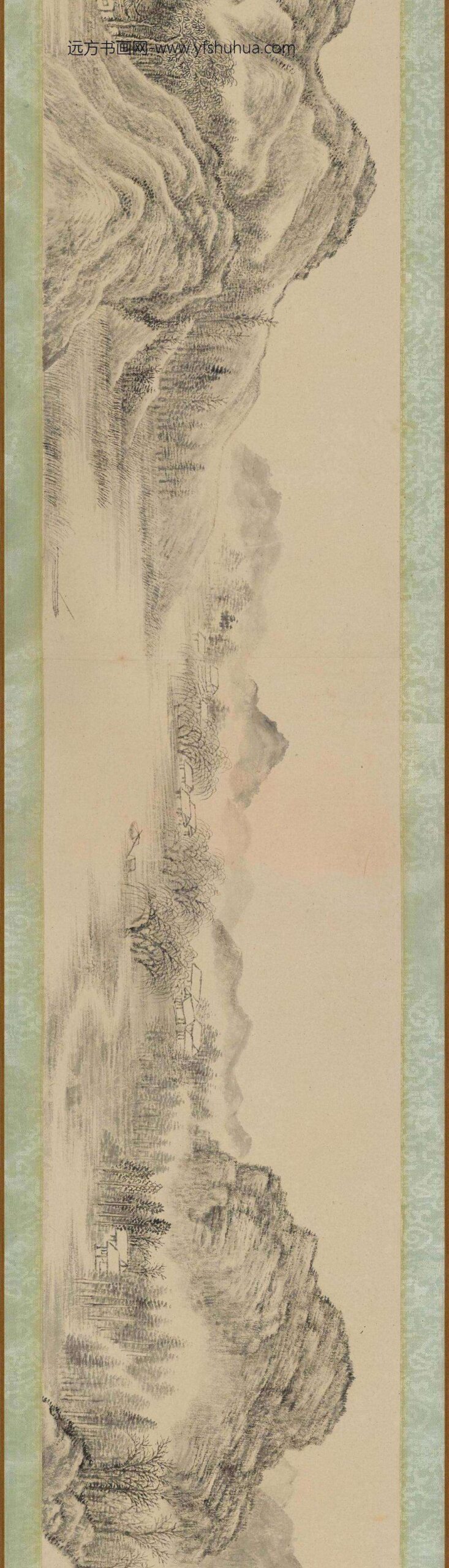 戴熙_溪山清远图卷_