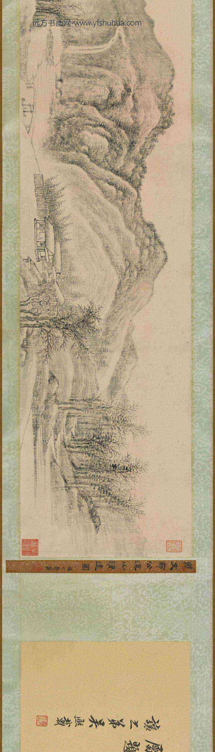 戴熙_溪山清远图卷_