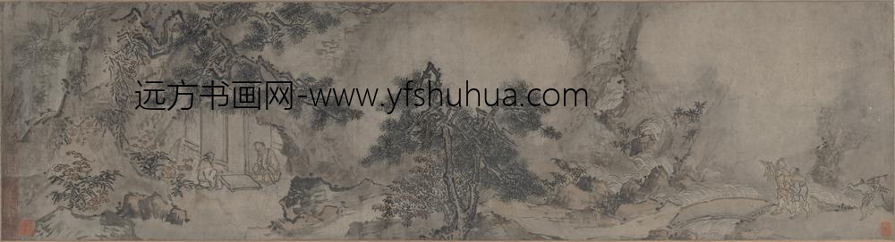 戴进_人物山水图卷