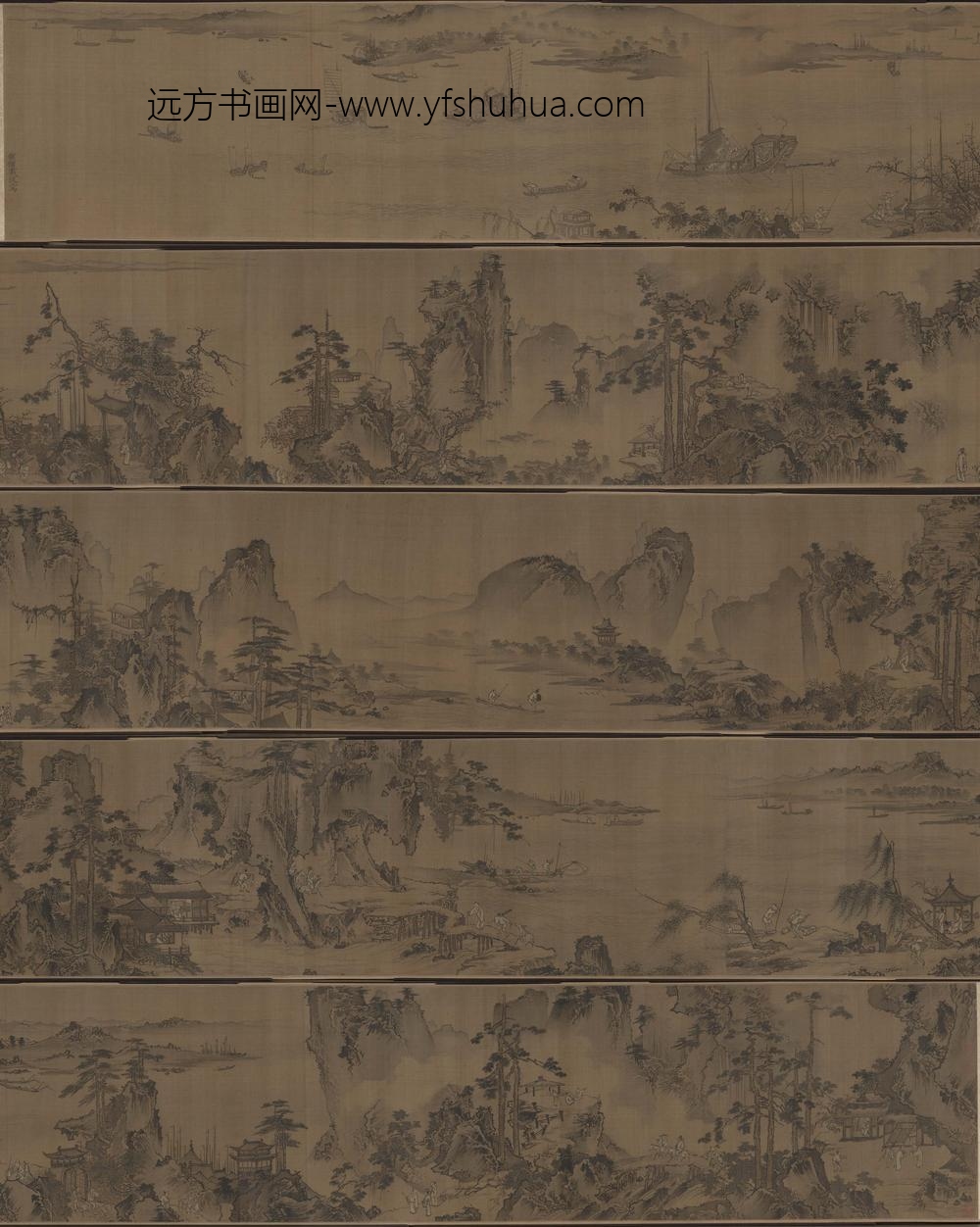 戴进_清江捕鱼图卷