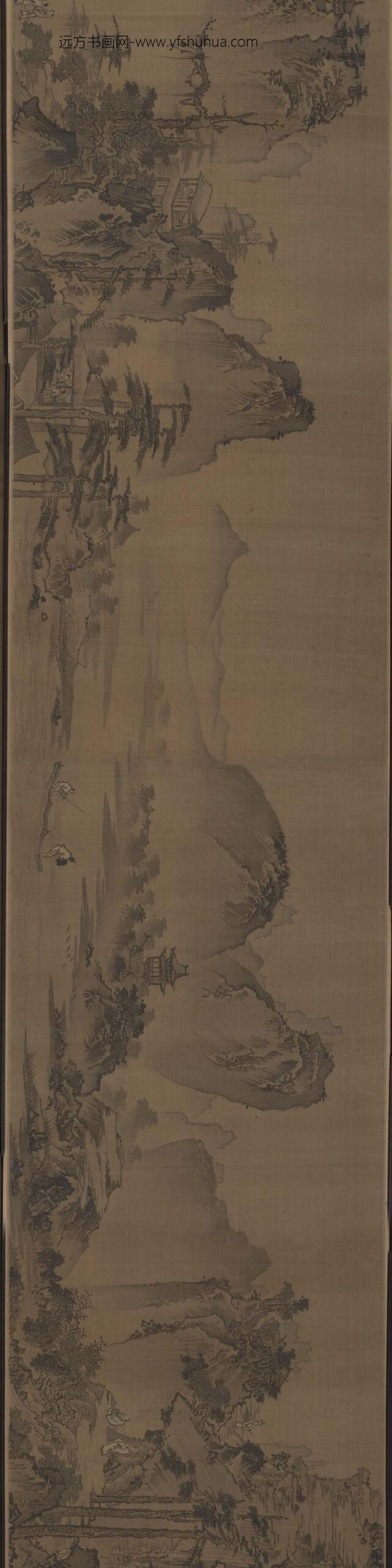 戴进_清江捕鱼图卷_