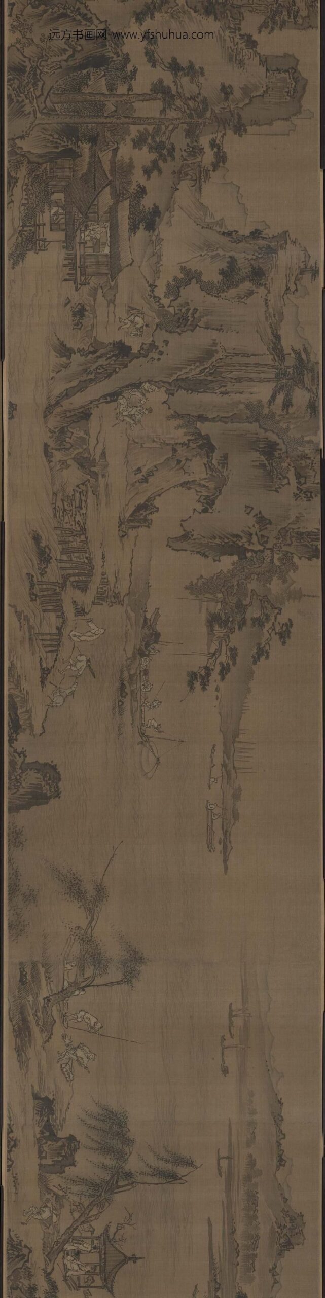 戴进_清江捕鱼图卷_