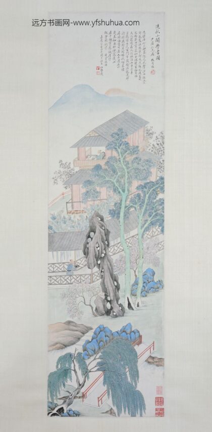 改琦 逗秋小阁图轴.jpg