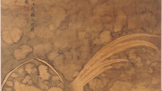 改琦 鹰雉图轴.jpg