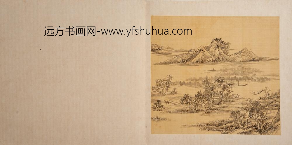 方士庶-山水册 ()