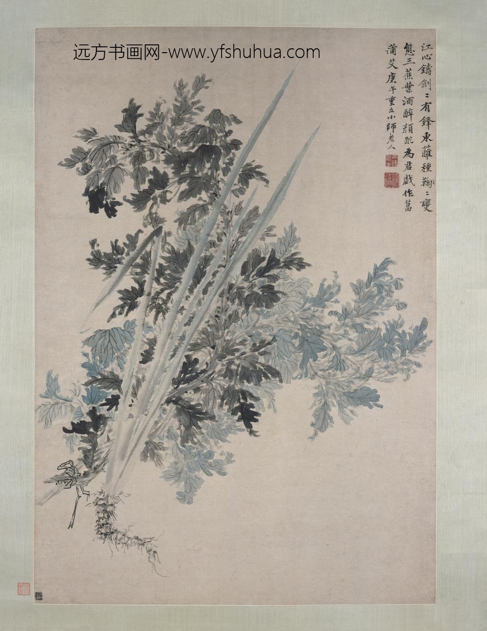 方士庶_天中佳景图轴