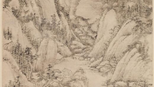 方士庶 溪山秋意图轴.jpg