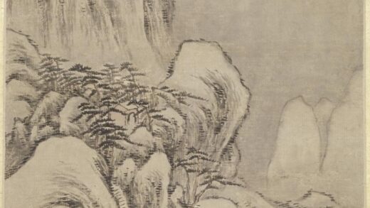 方嵩 空山积雪图轴.jpg