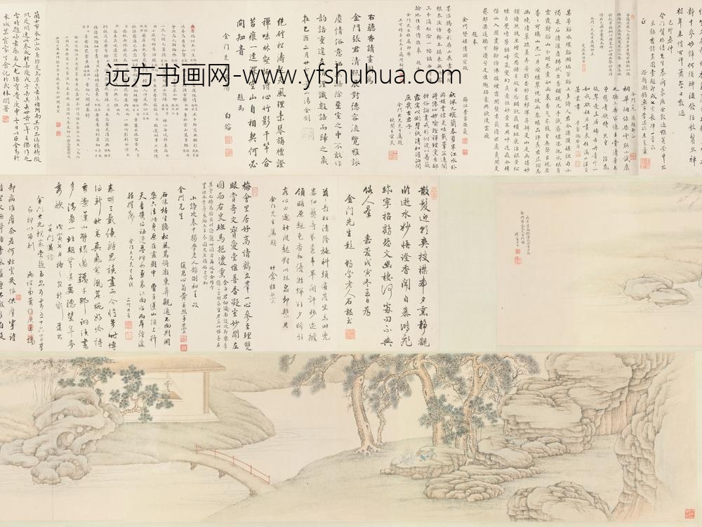 方薰_张士棨肖像图卷