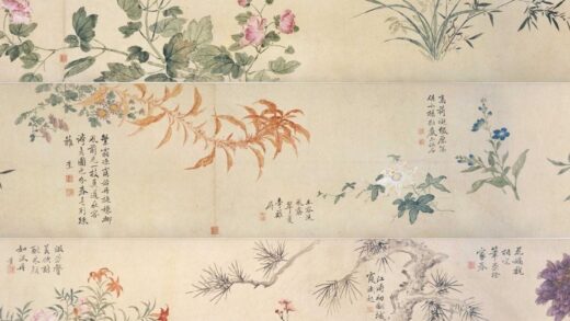 方薰 摹宋人设色花卉卷.jpg