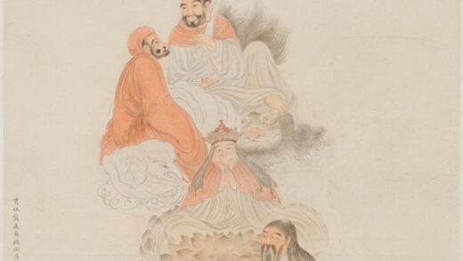 方薰 摹贯休罗汉图轴.jpg