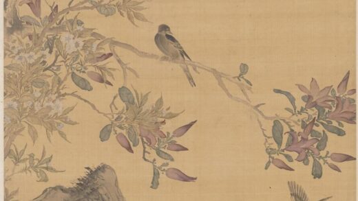 方薰 花鸟轴.jpg