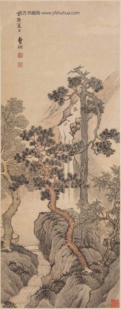 曹沂 山水图轴 1.jpg