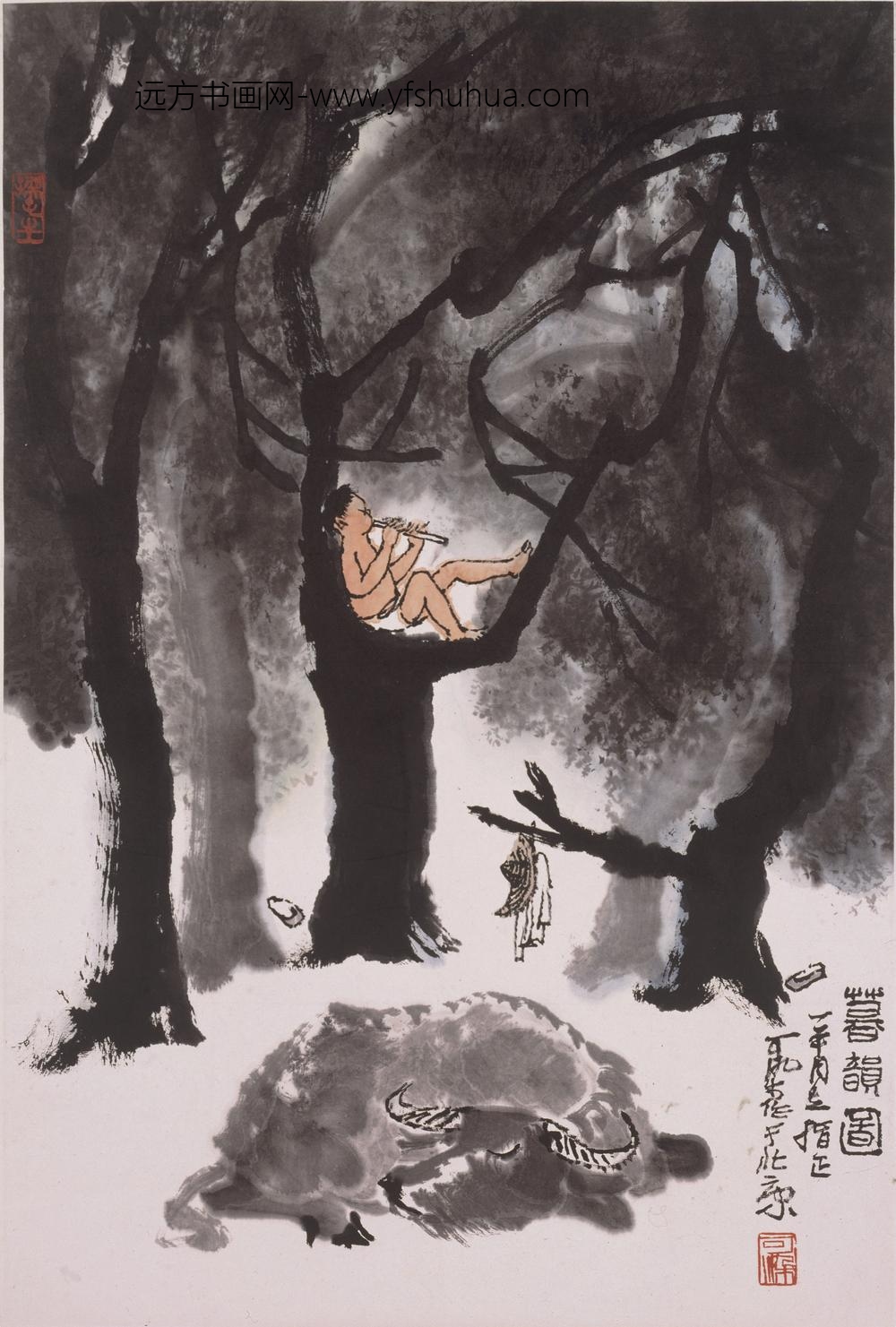 李可染_暮韵图轴