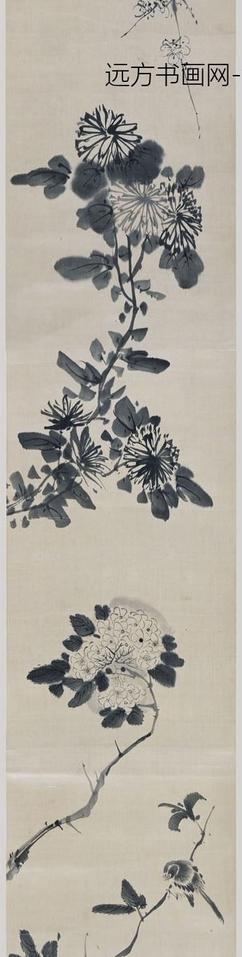 李因_花鸟图卷_