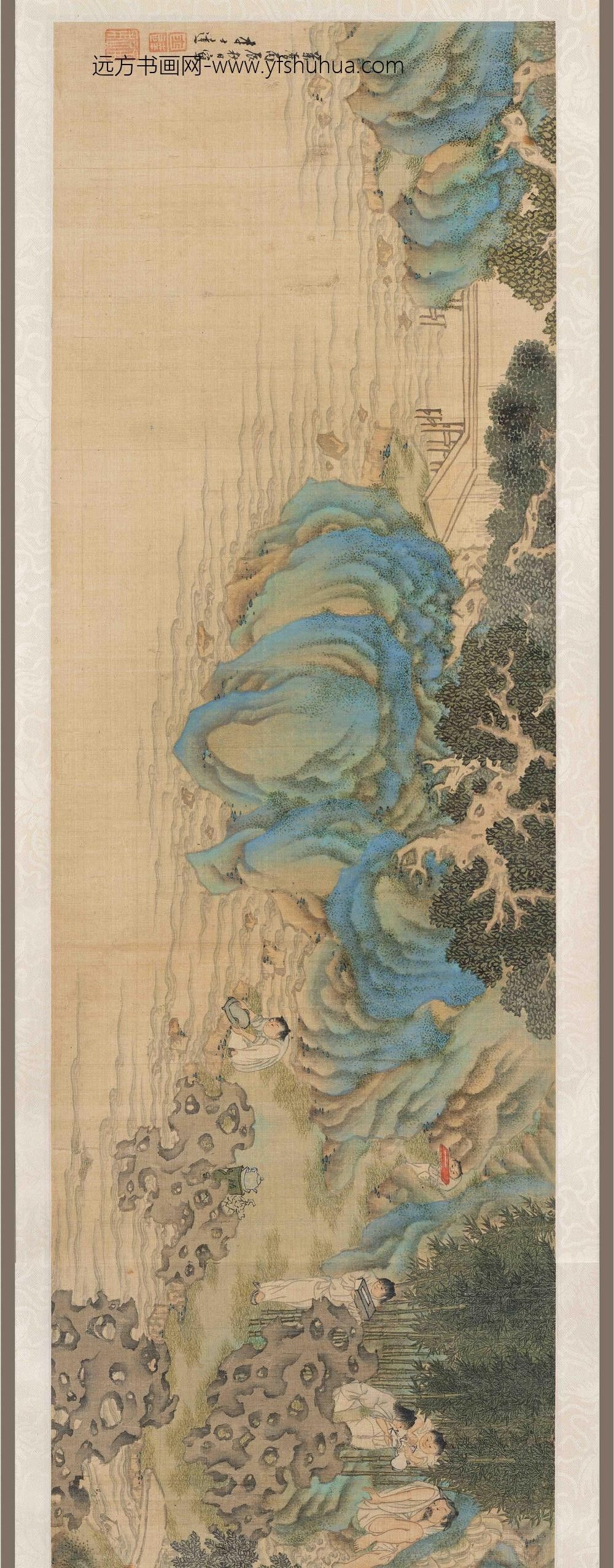 李士达_竹林七贤图卷_