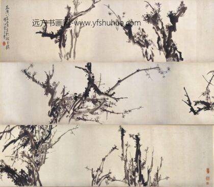 李方膺 梅花图卷.jpg