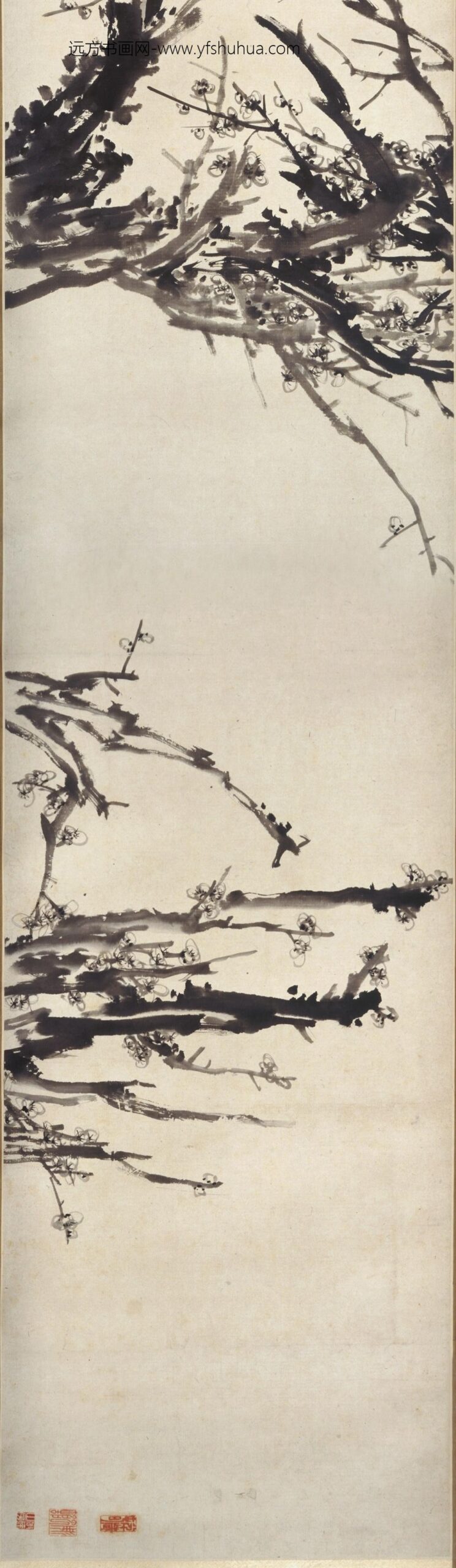 李方膺_梅花图卷_