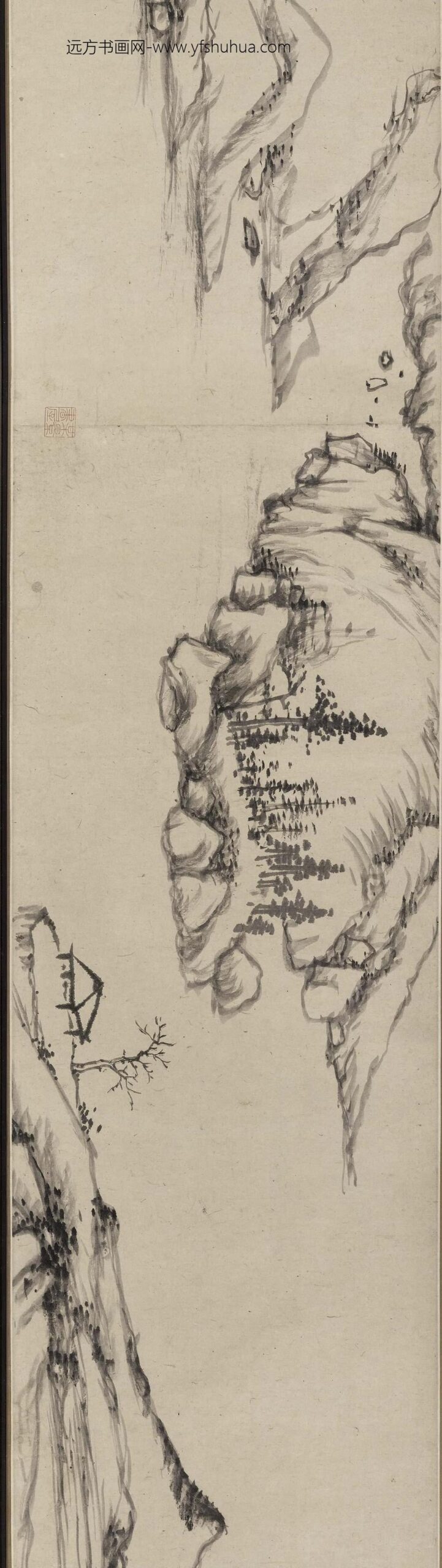 李日华_溪山入梦图卷_