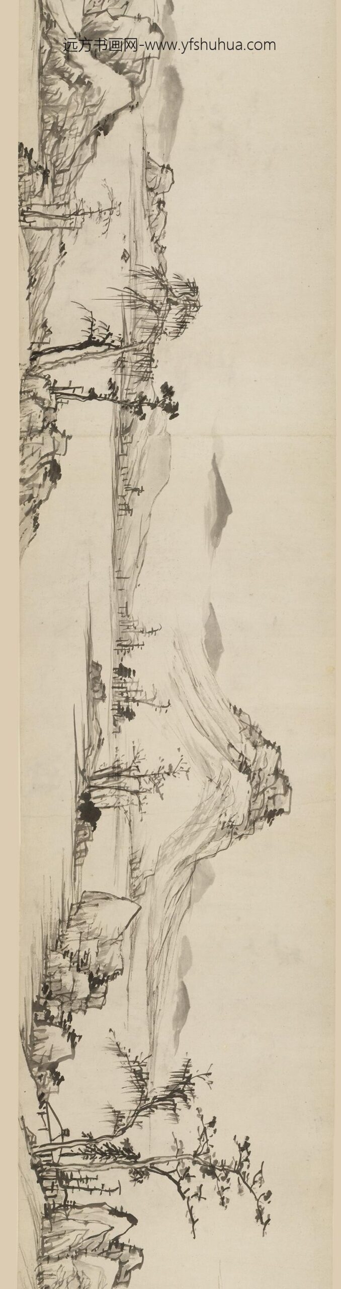 李流芳_娄坚山水书画合卷_