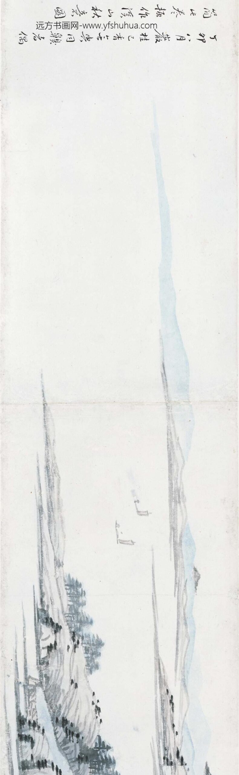 李流芳_溪山秋意图卷_