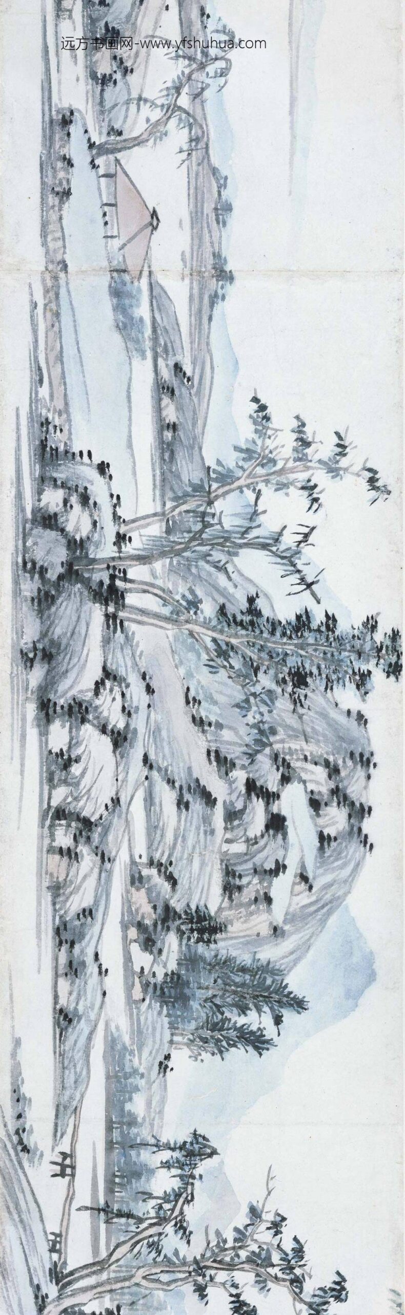 李流芳_溪山秋意图卷_