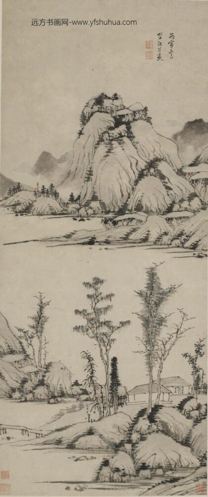 李流芳 溪山茅屋图轴 2.jpg