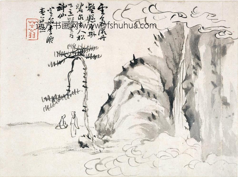 李渔_山水人物图册_