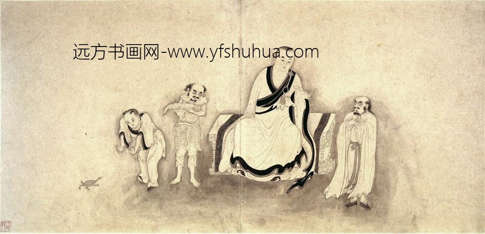 李麟_十六罗汉图册（十六开）_