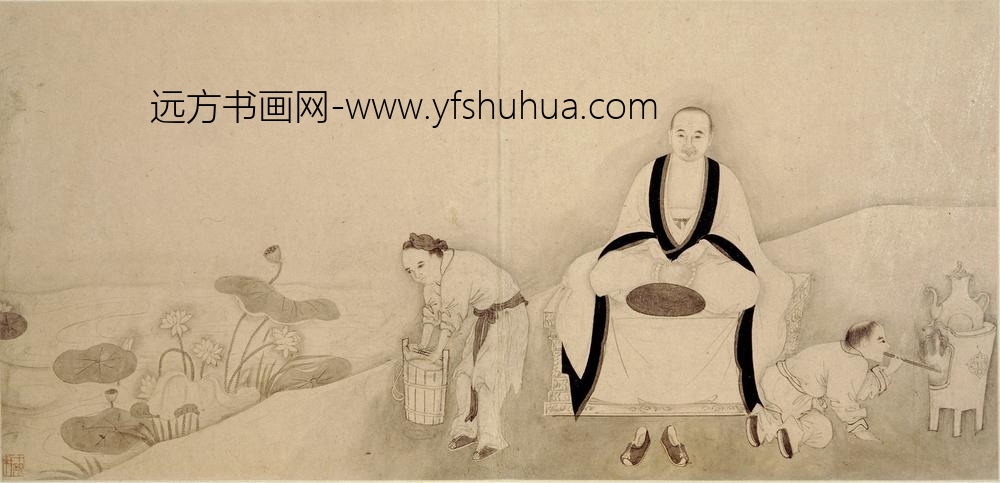 李麟_十六罗汉图册（十六开）_