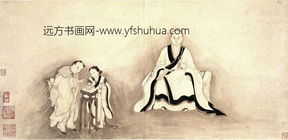 李麟_十六罗汉图册（十六开）_