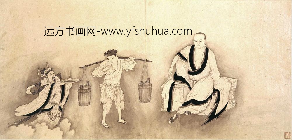 李麟_十六罗汉图册（十六开）_