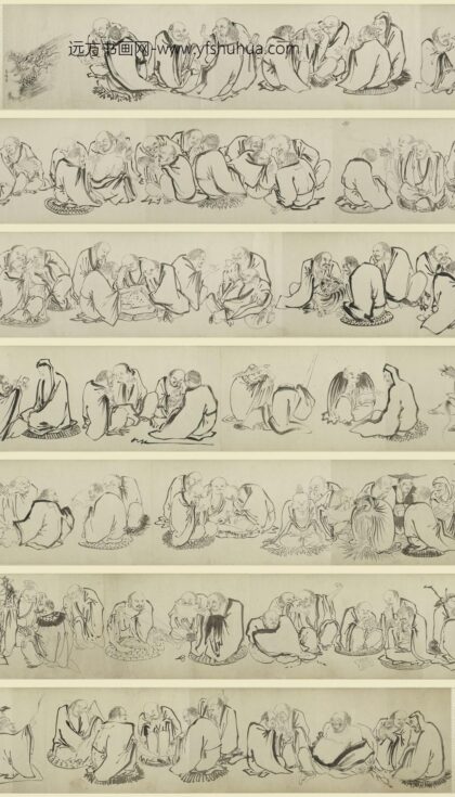 李麟 白描罗汉图卷.jpg