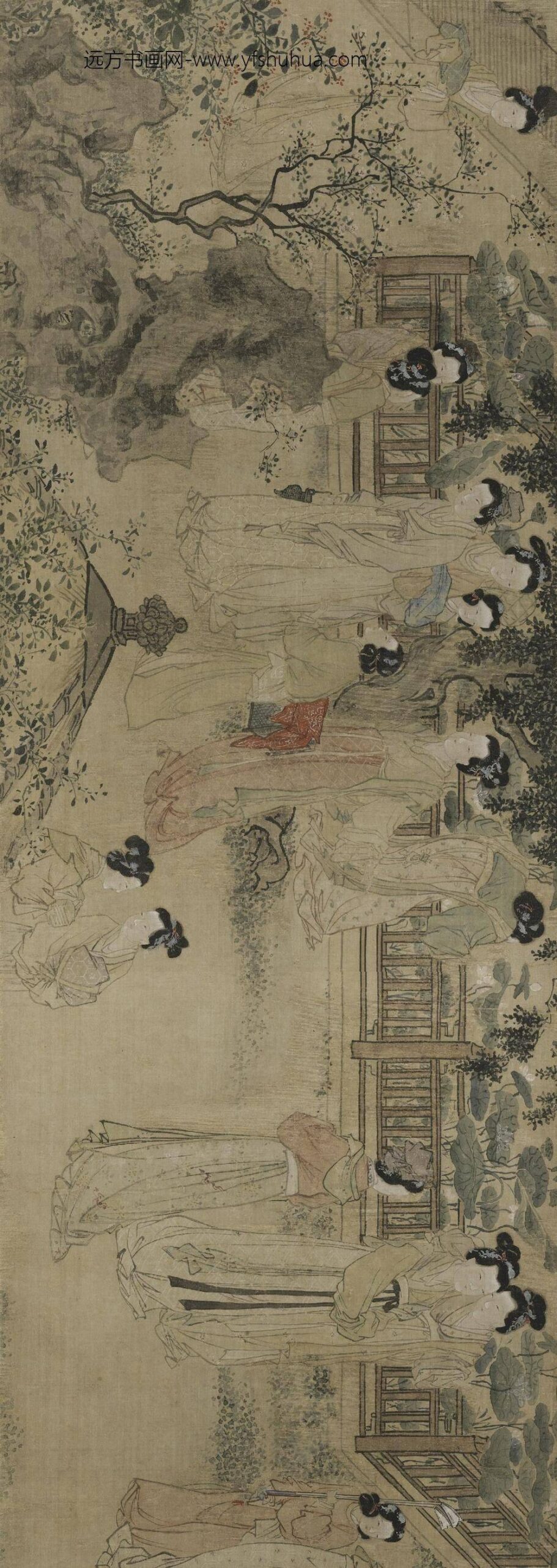 杜堇_仕女图卷__