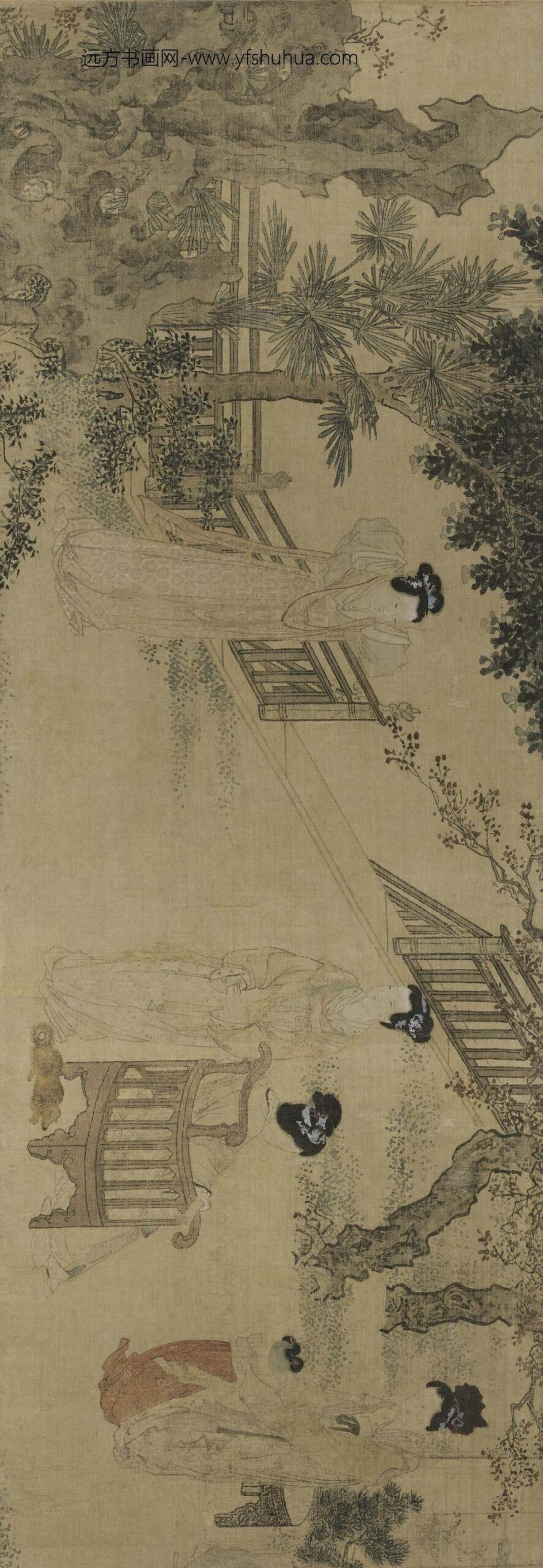 杜堇_仕女图卷__