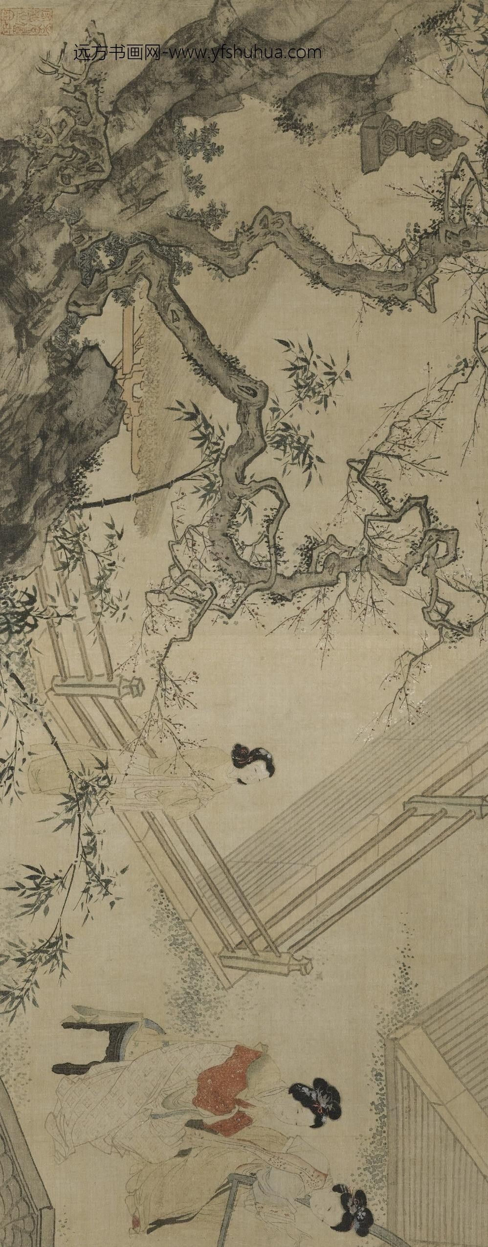 杜堇_仕女图卷__