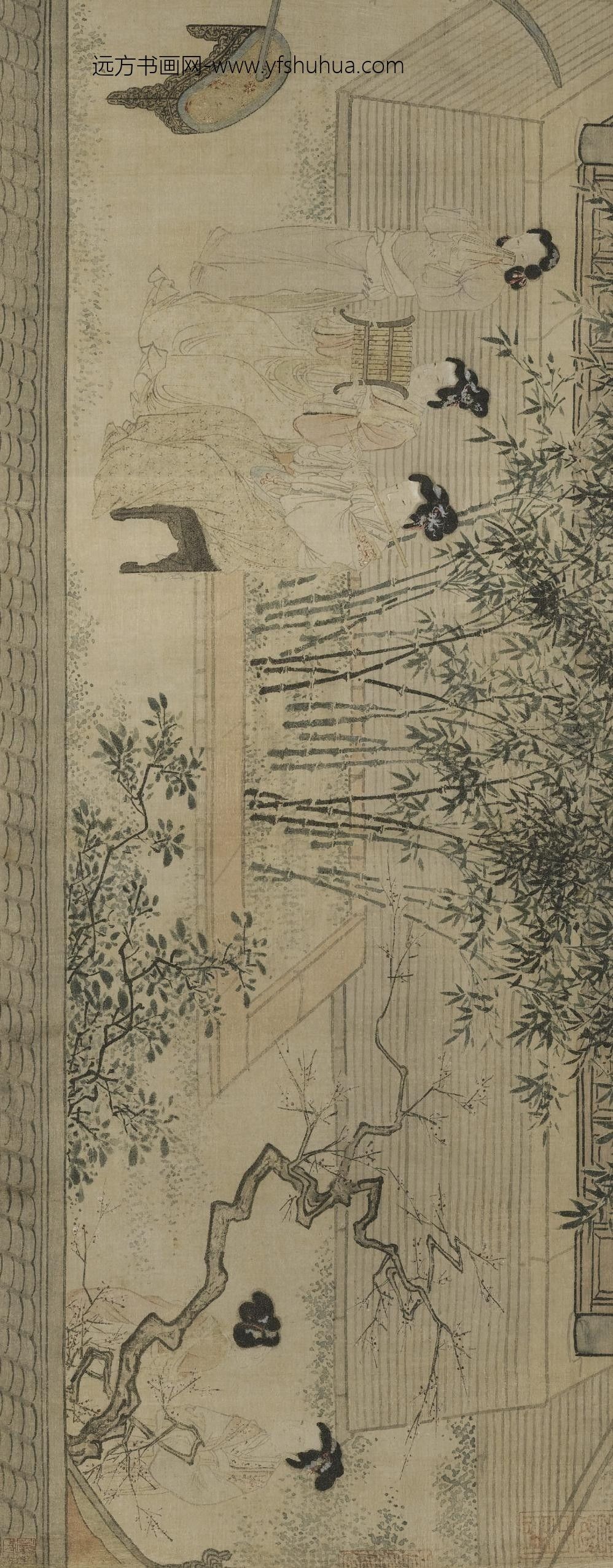 杜堇_仕女图卷__