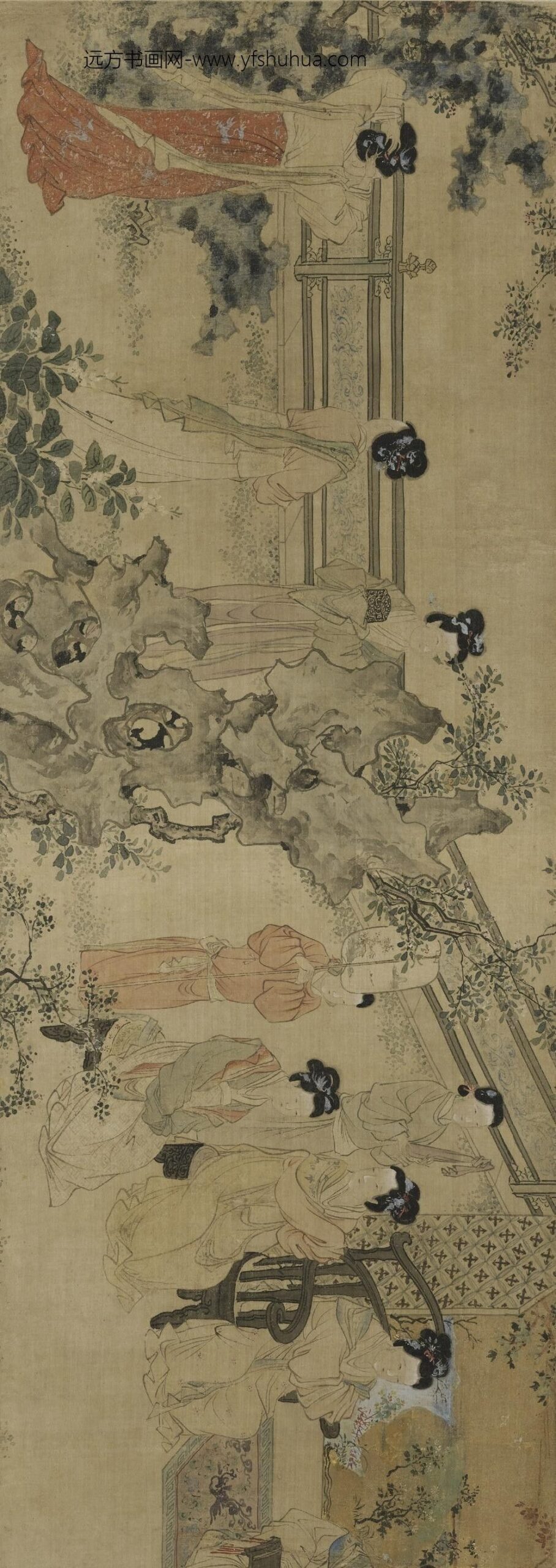 杜堇_仕女图卷__