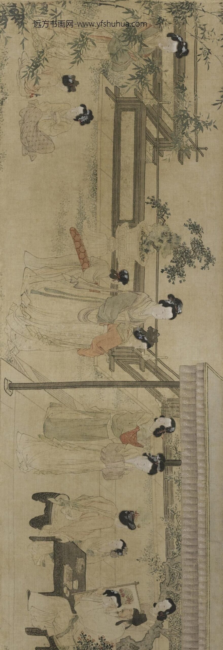 杜堇_仕女图卷__