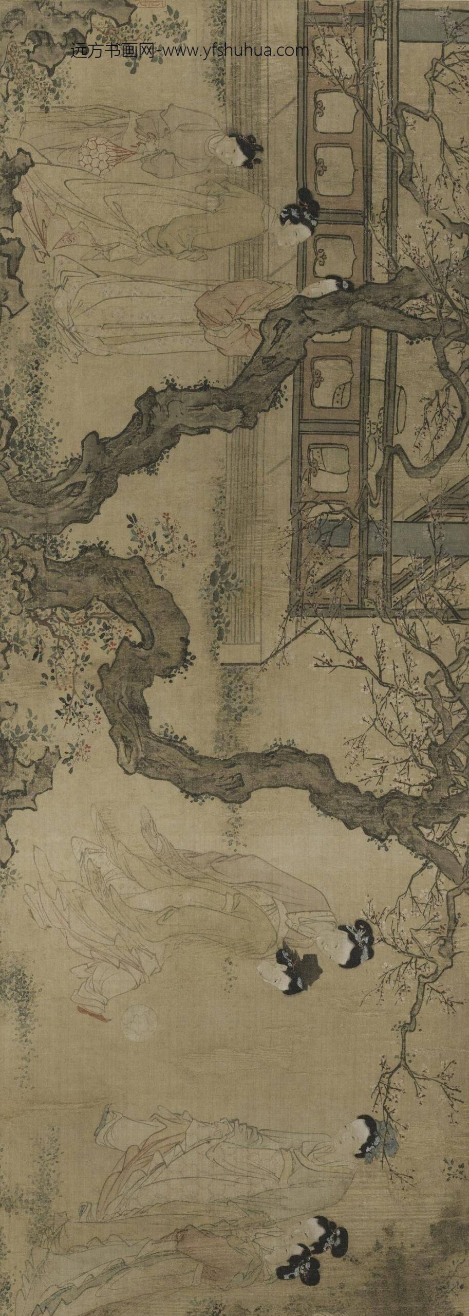 杜堇_仕女图卷__