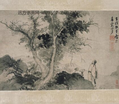 杜堇 秋林图轴.jpg